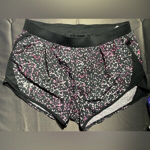 Under Armour Black Shorts with Pink Details